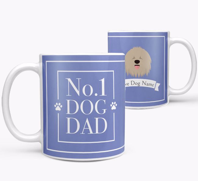 Personalised 'No.1 Dad' Mug from your {breedFullName}